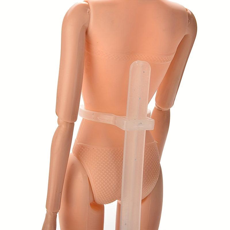 Plastic Hanger Stand For Doll Dress Clothes Accessories Set