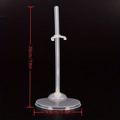 Plastic Hanger Stand For Doll Dress Clothes Accessories Set