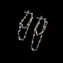 Chain Earrings Dangle Stud Tassel Jewelry