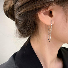 Chain Earrings Dangle Stud Tassel Jewelry
