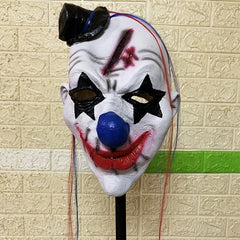 Creepy Clown Mask Joker Mask Latex Scary Halloween Costume Party