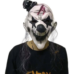 Creepy Clown Mask Joker Mask Latex Scary Halloween Costume Party