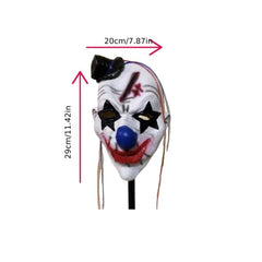 Creepy Clown Mask Joker Mask Latex Scary Halloween Costume Party