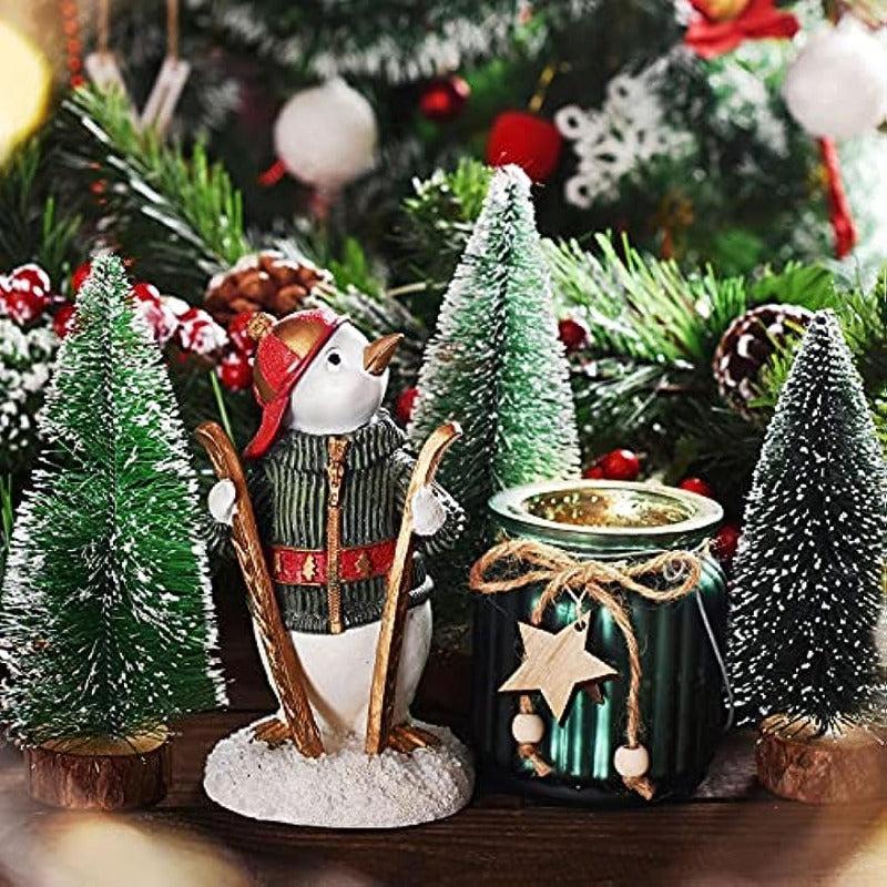 Mini Sisal Snow Frost Trees Winter Mini Pine