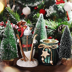 Mini Sisal Snow Frost Trees Winter Mini Pine
