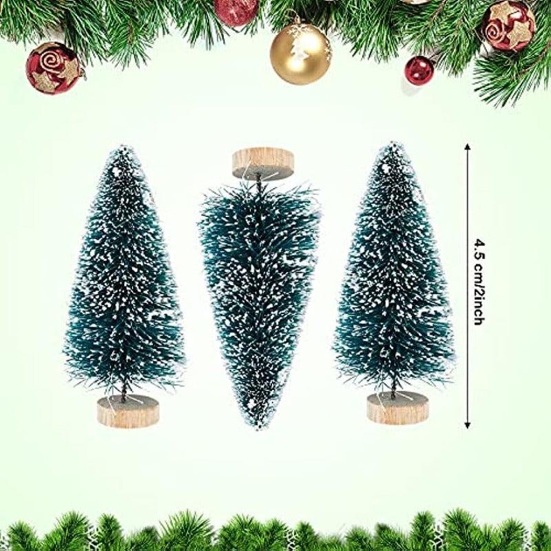Mini Sisal Snow Frost Trees Winter Mini Pine