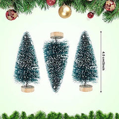 Mini Sisal Snow Frost Trees Winter Mini Pine