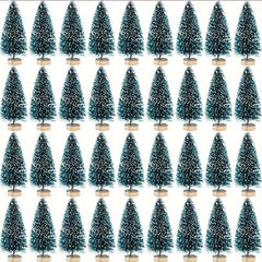 Mini Sisal Snow Frost Trees Winter Mini Pine