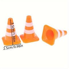 Mini Traffic Road Cones Toy Set - Fun and Educational