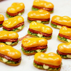 10pcs Mini Hamburgers Pretend Play Kitchen Toy For Dolls DIY Decoration