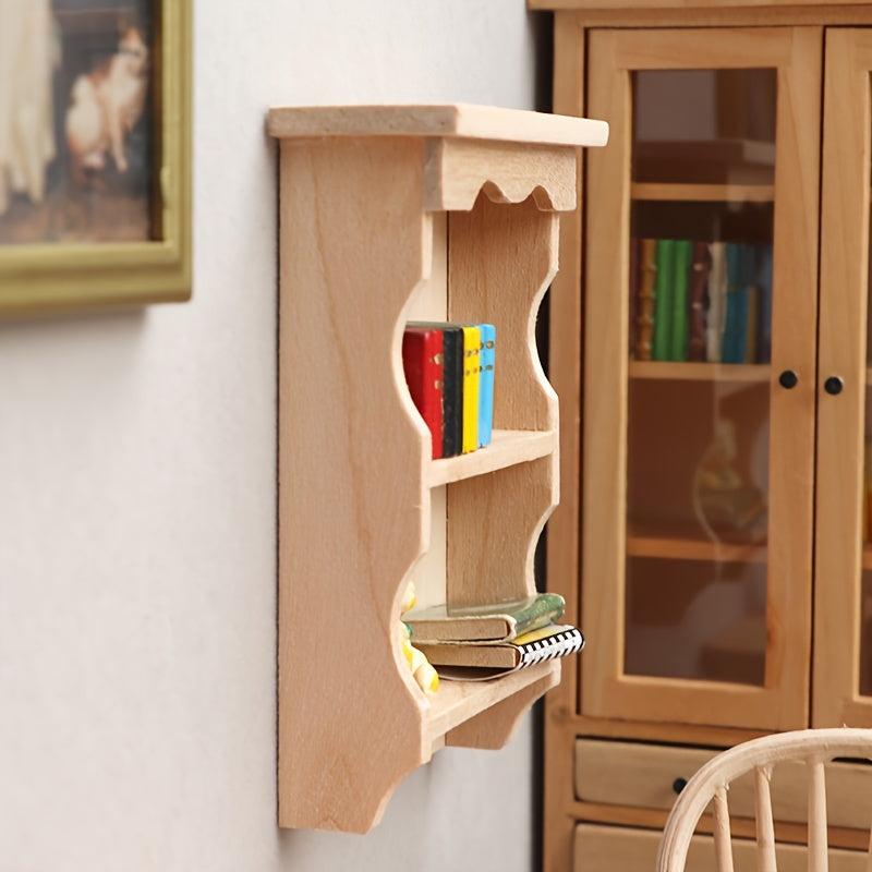 1pc Dollhouse Mini Hanging Cabinet Simulative Storage Rack