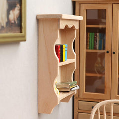 1pc Dollhouse Mini Hanging Cabinet Simulative Storage Rack