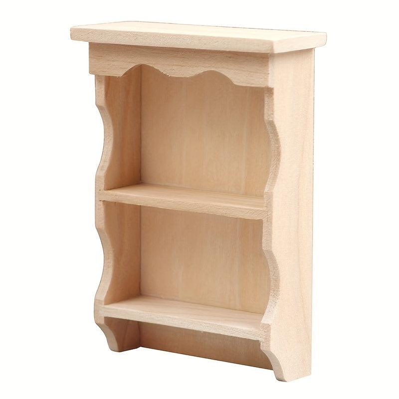 1pc Dollhouse Mini Hanging Cabinet Simulative Storage Rack