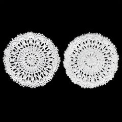 2pcs 1 12 Miniatures Knitting Table Placemat Dollhouse Furniture Kitchen Toys