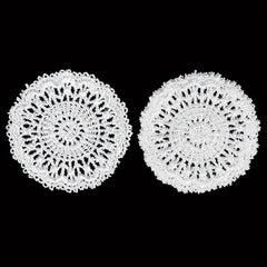 2pcs 1 12 Miniatures Knitting Table Placemat Dollhouse Furniture Kitchen Toys