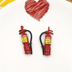 6pcs Dollhouse Alloy Fire Extinguisher Toys