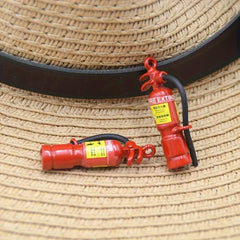 6pcs Dollhouse Alloy Fire Extinguisher Toys