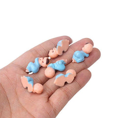 30 Mini Plastic Babies for Baby Shower Favors & Decorations