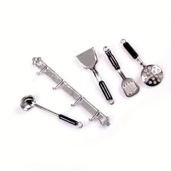 12pcs Mini Dollhouse Scene Model Doll House Accessories And Fork