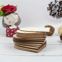 6pcs Mini Wooden Fairy Doors Unpainted for DIY Craft