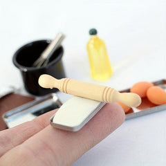 14pcs Mini Baking Tool Set for 1:6 Dollhouse Pretend Play