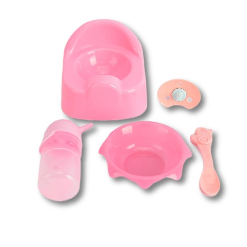 12' Baby Doll Toy with 5 Accessories - Drink & Wet Feature