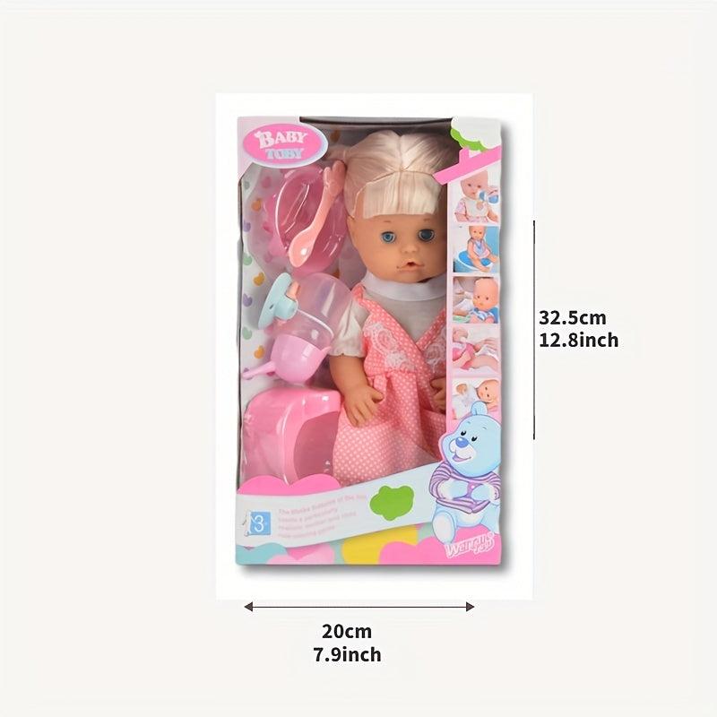 12' Baby Doll Toy with 5 Accessories - Drink & Wet Feature