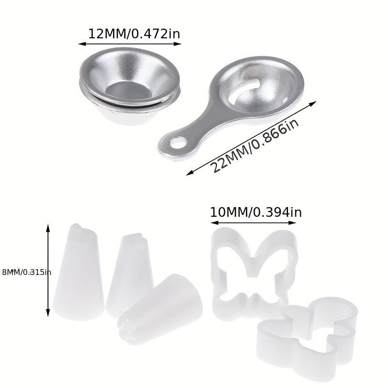 Mini Baking Mold Set for Doll House Scene Decoration