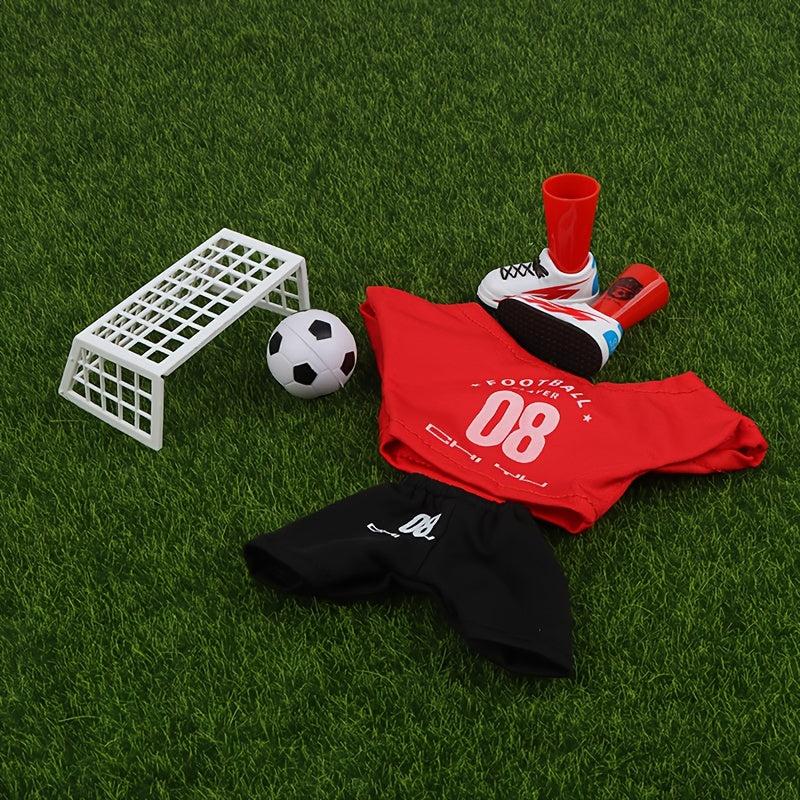 Dollhouse Mini Finger Football Set Shoe Support
