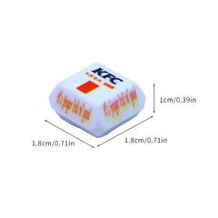 5pcs 1:12 Dollhouse Fast Food Hamburger Box for Children DIY Resin Accessories
