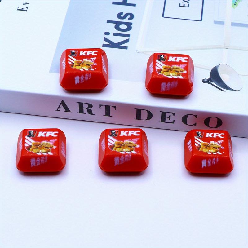 5pcs 1:12 Dollhouse Fast Food Hamburger Box for Children DIY Resin Accessories