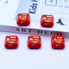 5pcs 1:12 Dollhouse Fast Food Hamburger Box for Children DIY Resin Accessories