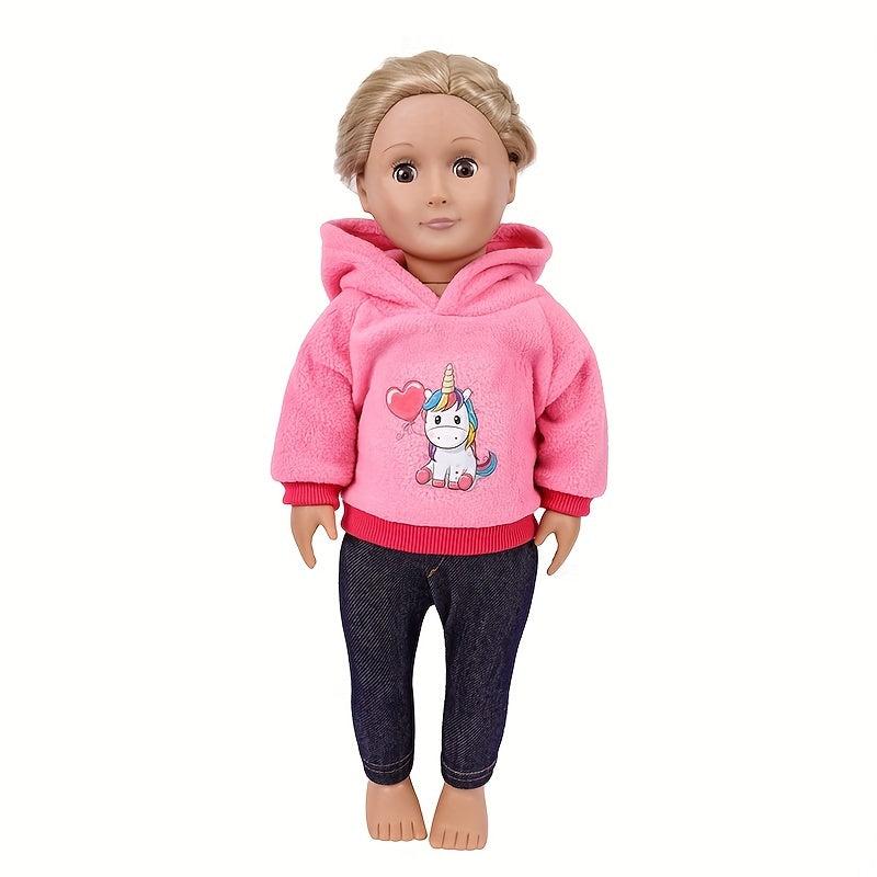 17 18 Inch Doll Clothes Set - Tops and Pants for Girls Dolls
