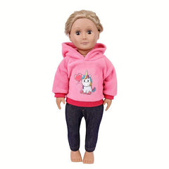 17 18 Inch Doll Clothes Set - Tops and Pants for Girls Dolls