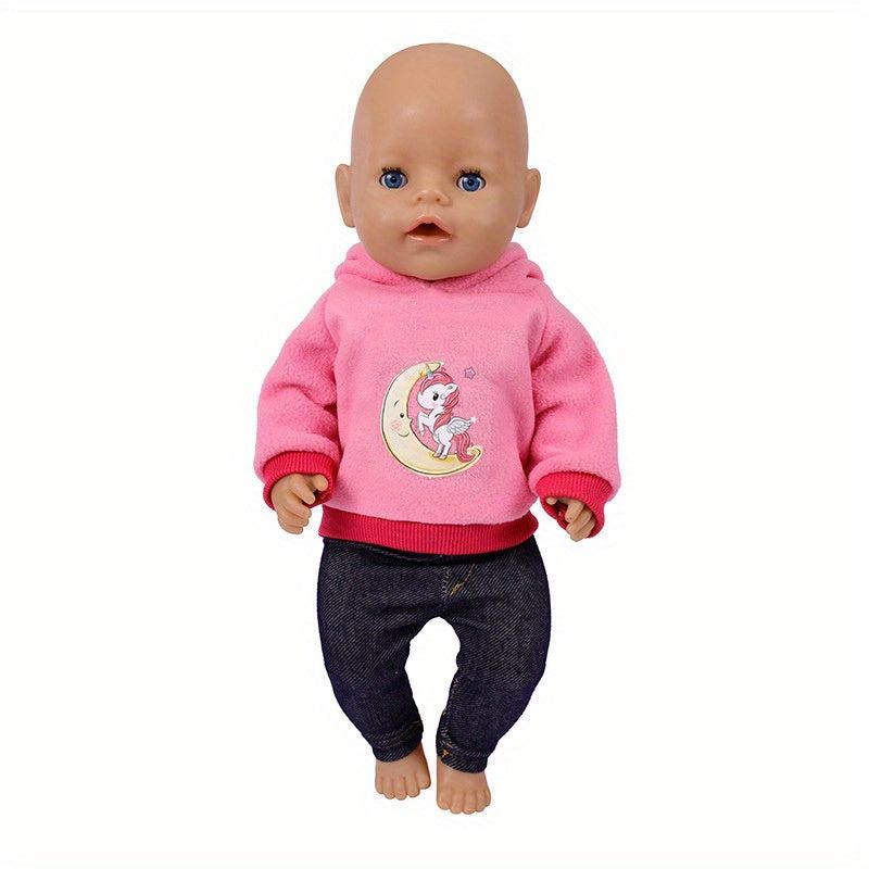 17 18 Inch Doll Clothes Set - Tops and Pants for Girls Dolls