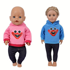 17 18 Inch Doll Clothes Set - Tops and Pants for Girls Dolls