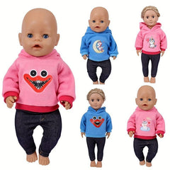 17 18 Inch Doll Clothes Set - Tops and Pants for Girls Dolls