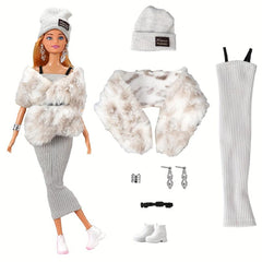 7pcs Doll Clothes Set for 11in Dolls - Halloween Christmas Accessories