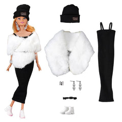 7pcs Doll Clothes Set for 11in Dolls - Halloween Christmas Accessories