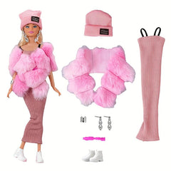 7pcs Doll Clothes Set for 11in Dolls - Halloween Christmas Accessories