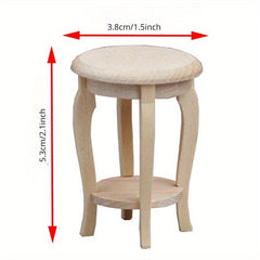 Simulative Stool Living Room Toy Doll House Accessories
