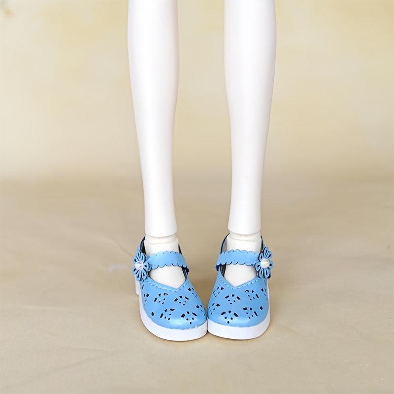 1 Pair BJD Decorative Shoes Red Shoes Special Accessories For Dolls