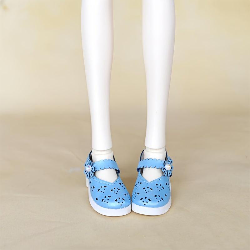 1 Pair BJD Decorative Shoes Red Shoes Special Accessories For Dolls