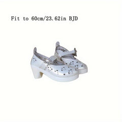 1 Pair BJD Decorative Shoes Red Shoes Special Accessories For Dolls