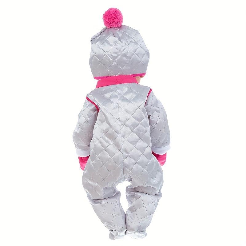 Silvery Jumpsuit Doll Clothes For 17in Baby Dolls