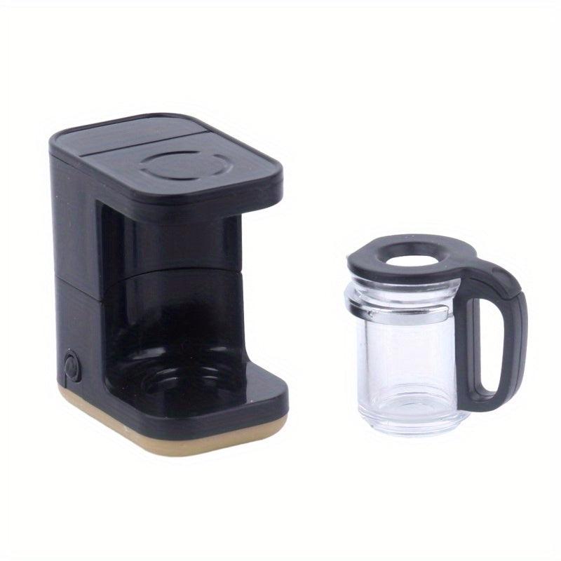 Dollhouse Coffee Machine Set - Miniature Living Scene Decor Toy