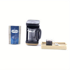 Dollhouse Coffee Machine Set - Miniature Living Scene Decor Toy