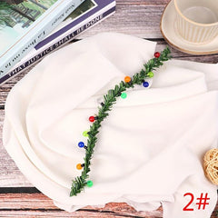 1/12 Dollhouse Christmas Decor Grass Strips Doll Decorative Strip