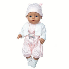 Pink Suit Socks Doll Clothes Fit For 17inch Doll