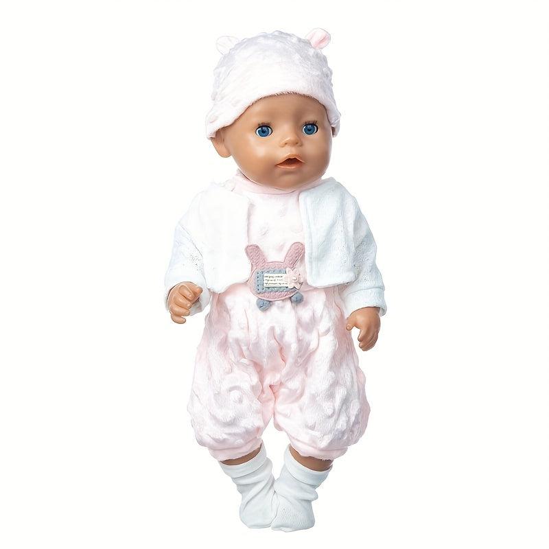 Pink Suit Socks Doll Clothes Fit For 17inch Doll